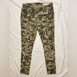 Wishlist olive Camouflage Skinny Jeans